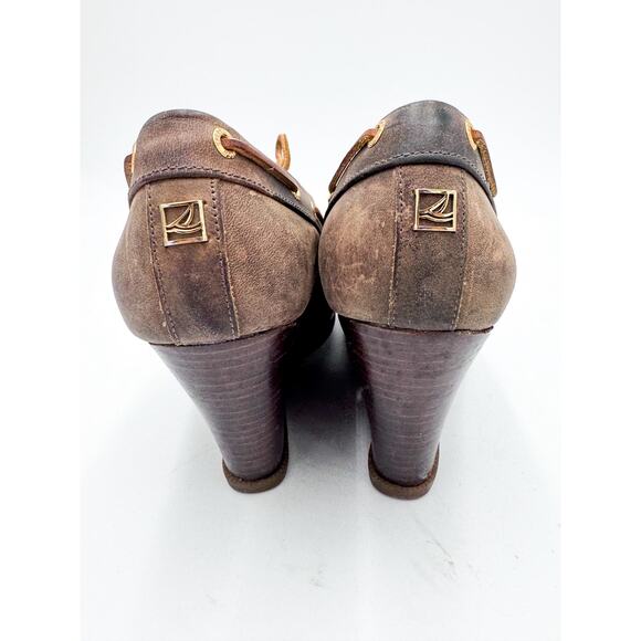 Sperry Topsider Wedge Size 9 - Picture 5 of 8